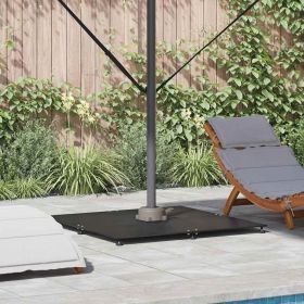 Parasol Base Black 100 x 100 x 4 cm Steel