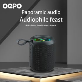 OQPO Wireless Outdoor Speaker 40W Power Wireless 5.3 TWS Pairing 360Â° Surround Sound Deep Bass Hi-Fi Quality 3 EQ Modes Ideal for Party, Camping