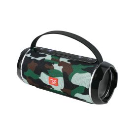 TG116C 40W TWS Outdoor Waterproof Portable High Power Bluetooth Speaker Wireless Sound Column Subwoofer Music Center 3D Stereo R (Color: Camouflage, Ships From: China)