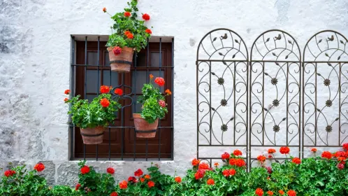 4 Pack Metal Garden Trellis 86.7" X 19.7" Rustproof Trellis For Climbing Plants Outdoor Flower Support Brown (Option: BROWN)